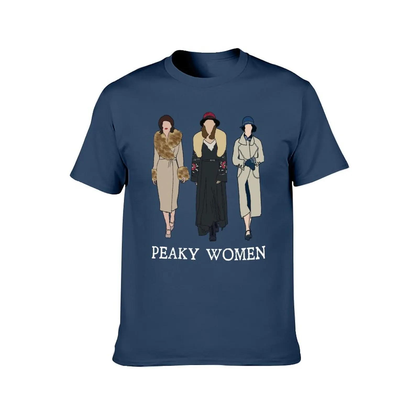 Peaky Women: Peaky Blinders (White) T-Shirt essential t shirt t shirts for man graphic vintage cotton tshirt 100% T-Shirt