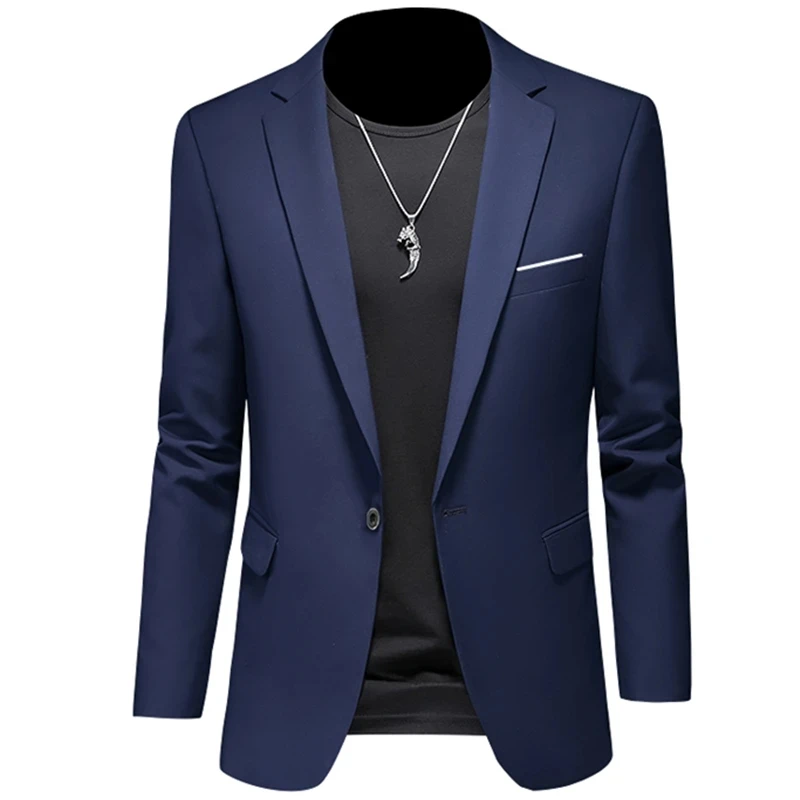 Men\'s Fashion Trend Velvet Groom Tuxedo Slim Fit Wedding Party Dress Business Casual Suit Jacket Banquet Single Blazers Coat