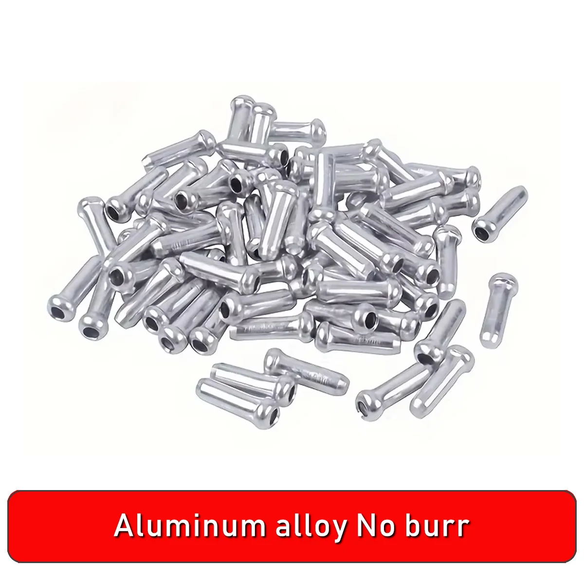 PINMOAP 100PCS Tappi terminali per bicicletta Manicotti terminali per cavi del freno Tappi terminali per cavi per ingranaggi Tappo posteriore per tubazione della linea della bicicletta e copertura della linea interna