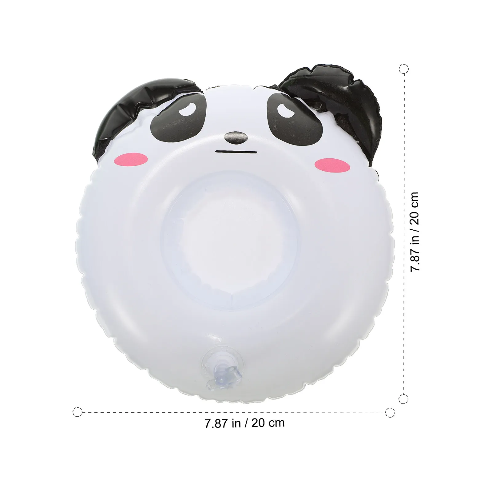 6 szt. Nadmuchiwane uchwyty na napoje w kształcie zwierząt, stabilne w wodzie, idealne na imprezy Hawaii Luau, przy basenie i do zabawy na świeżym powietrzu.