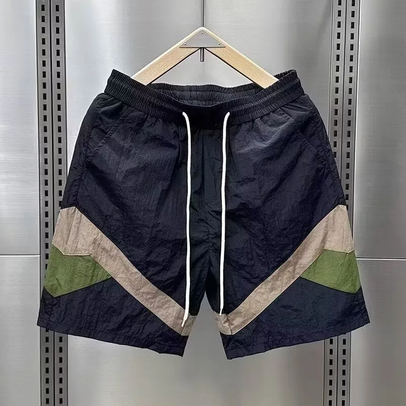 Pantalones vaqueros holgados, pantalones cortos de mezclilla para hombre, pantalones cortos de boxeo, ropa para hombre, Jorts Maccabi Haifa, marcas de lujo holgadas, ropa para hombre Y2k