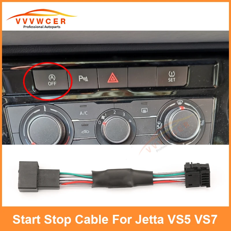 Dla VW Jetta VS5 VS7 Automatyczny rozruch i zatrzymanie silnika Czujnik kontroli urządzenia Auto Stop Canceller Akcesoria samochodowe