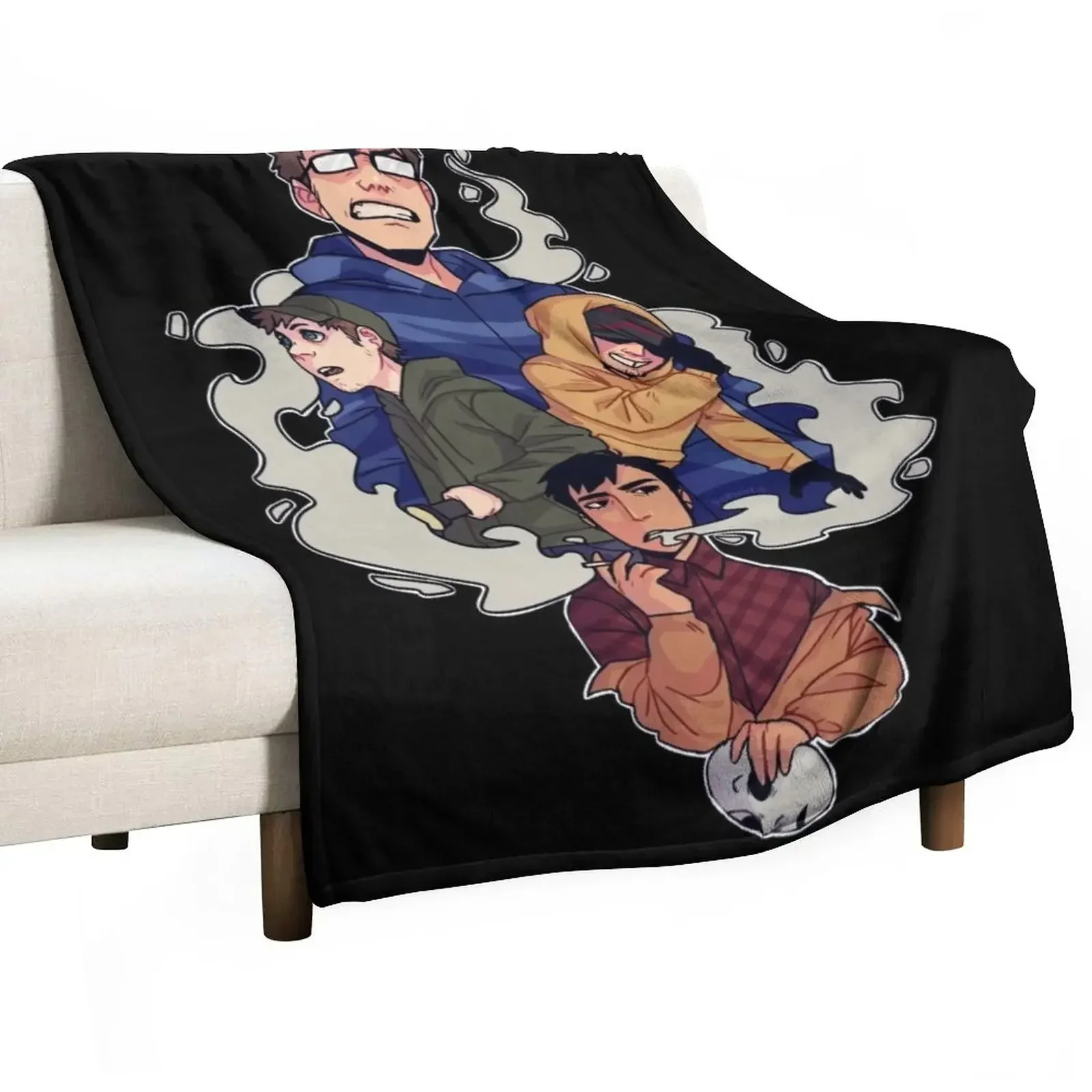 marble hornets Throw Blanket Weighted Kid'S Blankets For Sofas For Baby Blankets