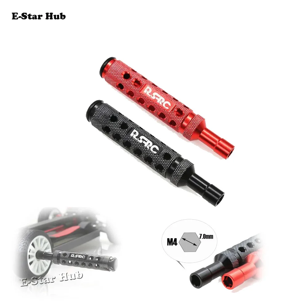 M4 قفل عجلة الجوز كم أدوات مفتاح الربط ل 1/10 شاحنة على الطرق الوعرة نموذج الإطارات التحكم عن بعد RC نموذج الزاحف سيارة