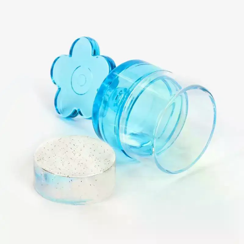 1 مجموعة زهرة شكل مسمار الختام واضح سيليكون رئيس مانيكير مكشطة نقل قوالب الطباعة أطقم مسمار الفن ختم لوحات #5