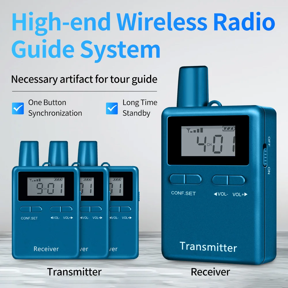 Imagem -06 - Richcentury 2401 Sistema de Guia de Altifalante sem Fios Portátil Transmissor Mais Receptor com Microfone para Equitação Educação