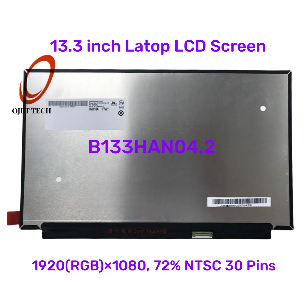 

IPS Matrix for Laptop B133HAN04.9 B133HAN04.2 LP133WF4 SPB1 LED Display Lcd Screen Panel FHD 1920*1080 EDP 30pins