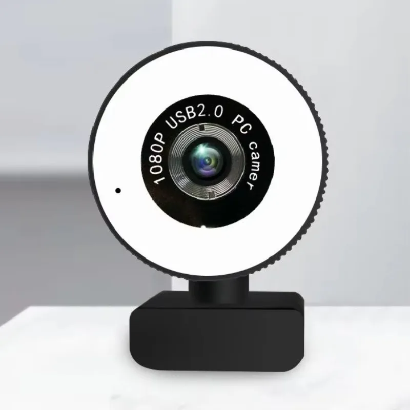 

High-Quality Camera 2MP 360° Rotatable USB Webcam With Noise-Canceling Mic Perfect For Live Streaming & Webinar