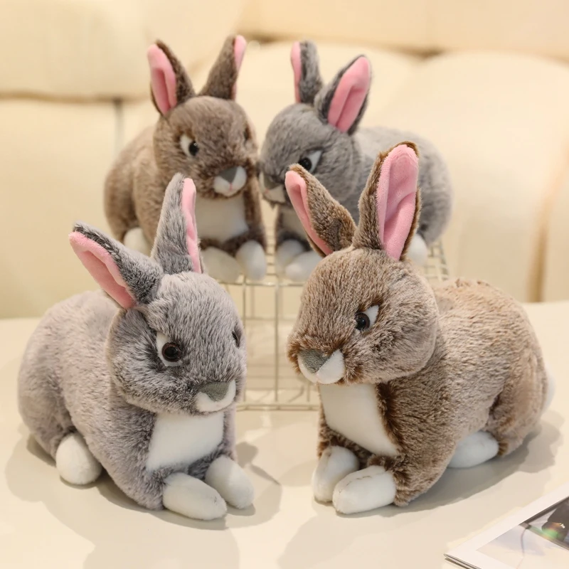 

Cute Simulation Rabbit Plush Toy Cartoon Stuffed Doll Pillow Car Home Decorative Comfort Plush Birthday Festival Gift