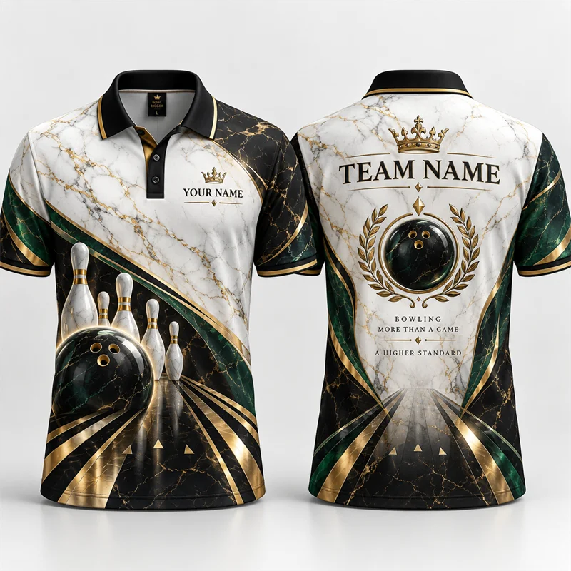 Personalized Bowling Polo Shir - đánh giá và giá Short Sleeve Bowling Shirt Retro