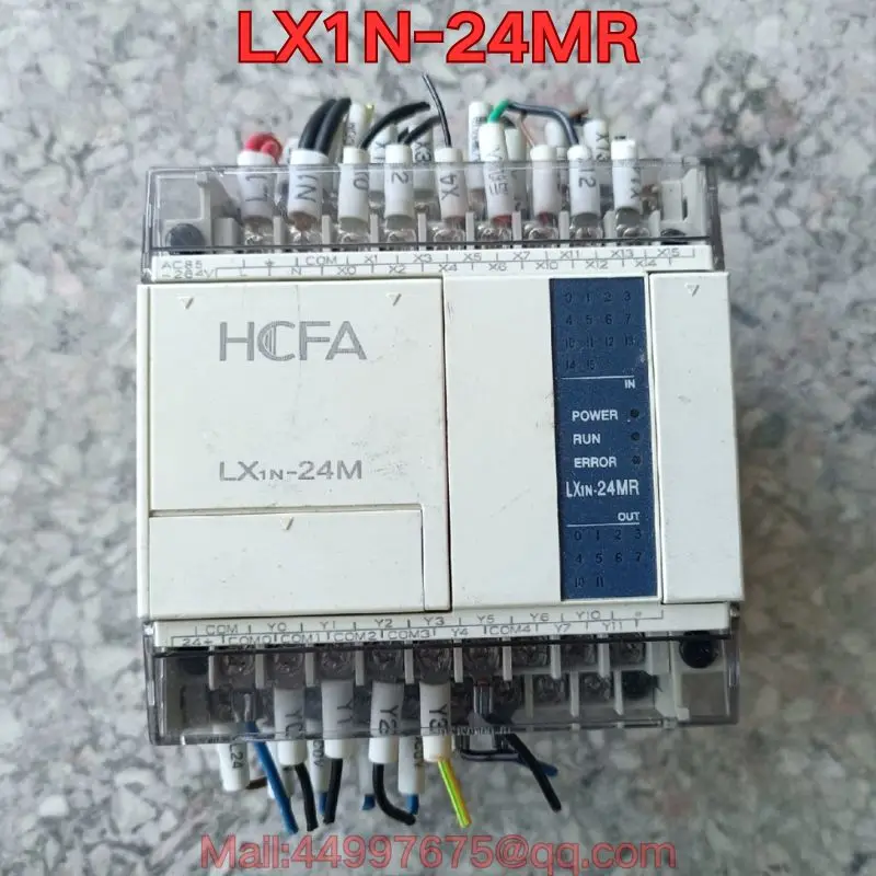 

Second-hand LX1N-24MR PLC controller functional test is normal