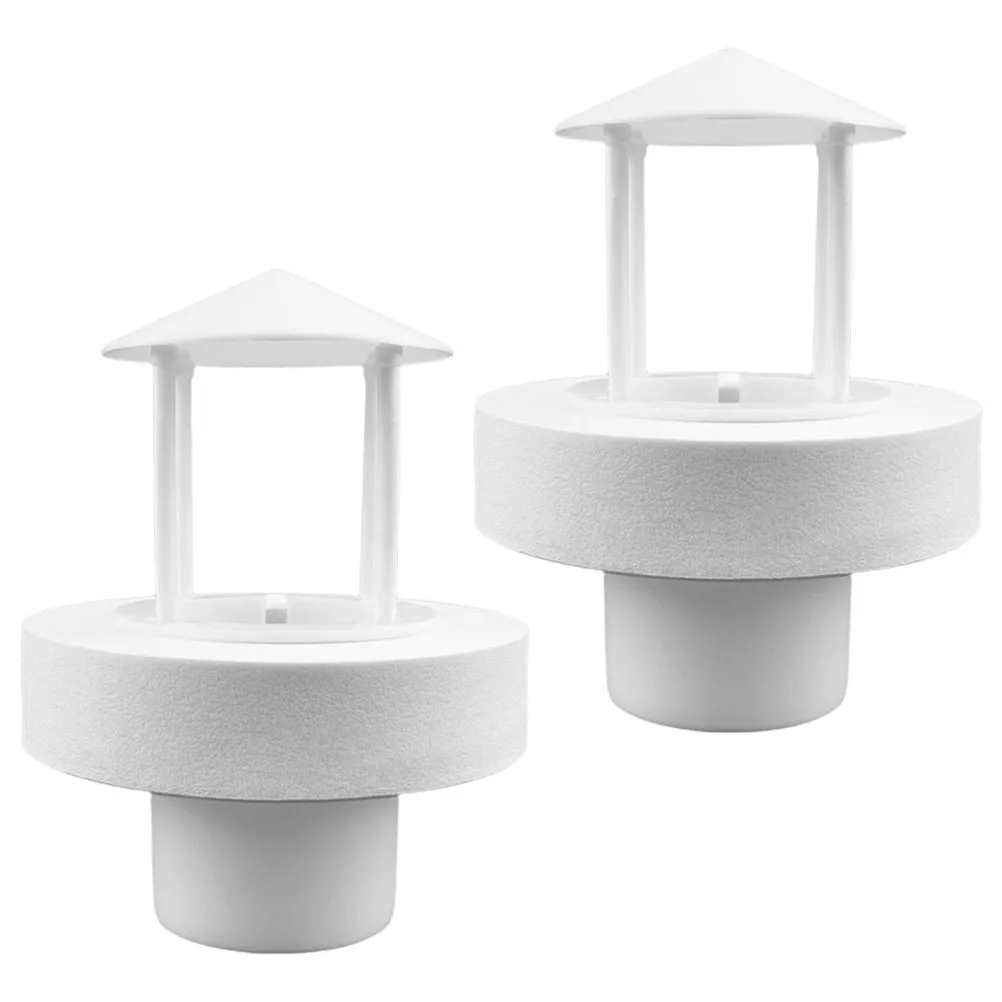 

2pcs Atomizer Float White Plastic for Rockery Humidifiers Easy Installation DIY Fog Maker Aquarium Decor Water