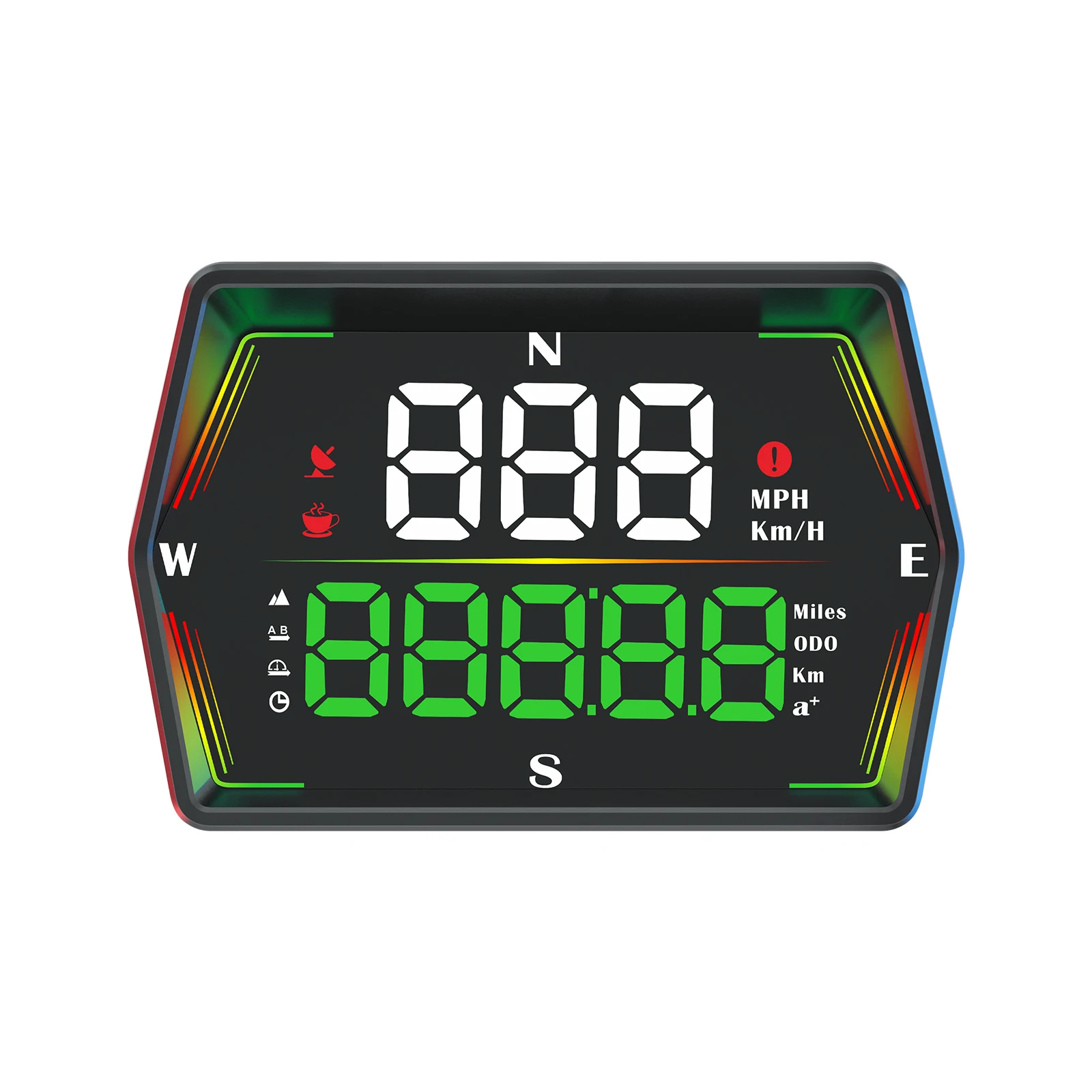 Pantalla de visualización frontal GPS G20 G21 para coche, medidor HUD inteligente de velocidad del vehículo, indicador automático con alarma de exceso de velocidad, brújula, accesorios electrónicos para coche 5