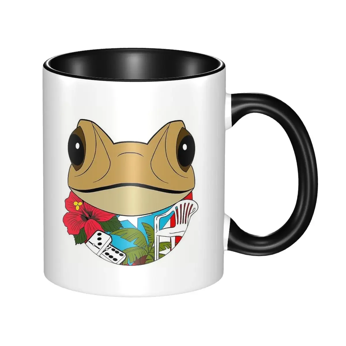 Bads Bunnys DeBi TiRAR MaS FOToS Neues Album Tasse Lustige Keramik-Kaffeetassen Teetassen Milchbecher Trinkgeschirr Geschenke für Frauen Männer
