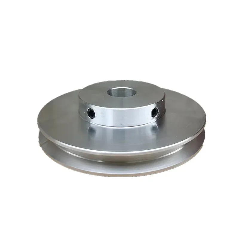 Polea de Motor de husillo de ranura única de aleación de aluminio, modelo de rueda de transmisión, polea pequeña, diámetro exterior de 30/40mm