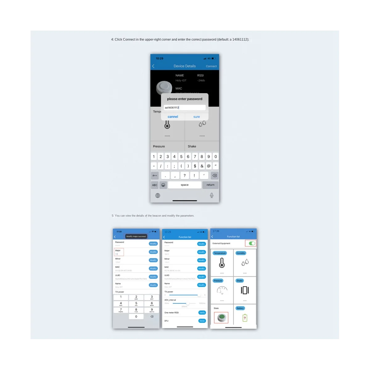 1 buah Locator Bluetooth Beacon Tag Eddystone Ibeacon Ble4.2 Module Locator Beacon, HITAM