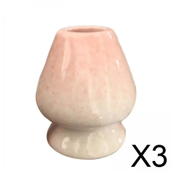 

3 держателя Chasen ручной работы для чайной церемонии матча — элегантная подставка для чайного венчика