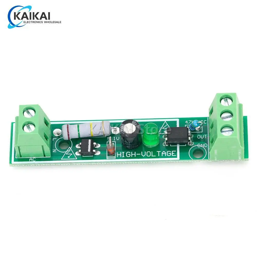 

1-Bit AC 220V Optocoupler изоляционный модуль обнаружения напряжения Адаптивная плата 3-5V для PLC изоляционный модуль Fotoaccoppiatore