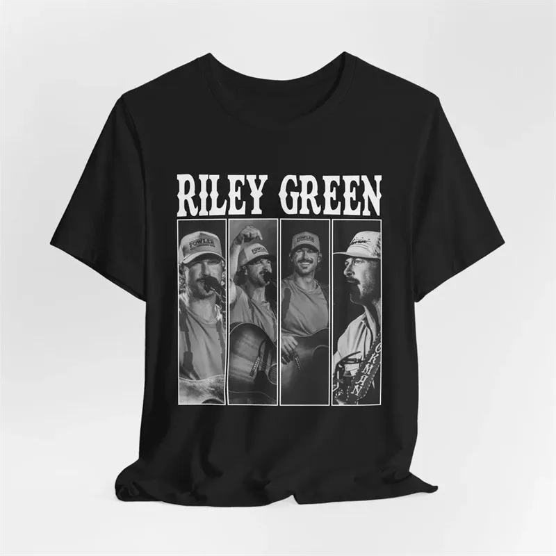 Riley Green Merch T-shirt Men Short Sleeve Tee Unisex Tops Causal Clothes Female Y2K Tops