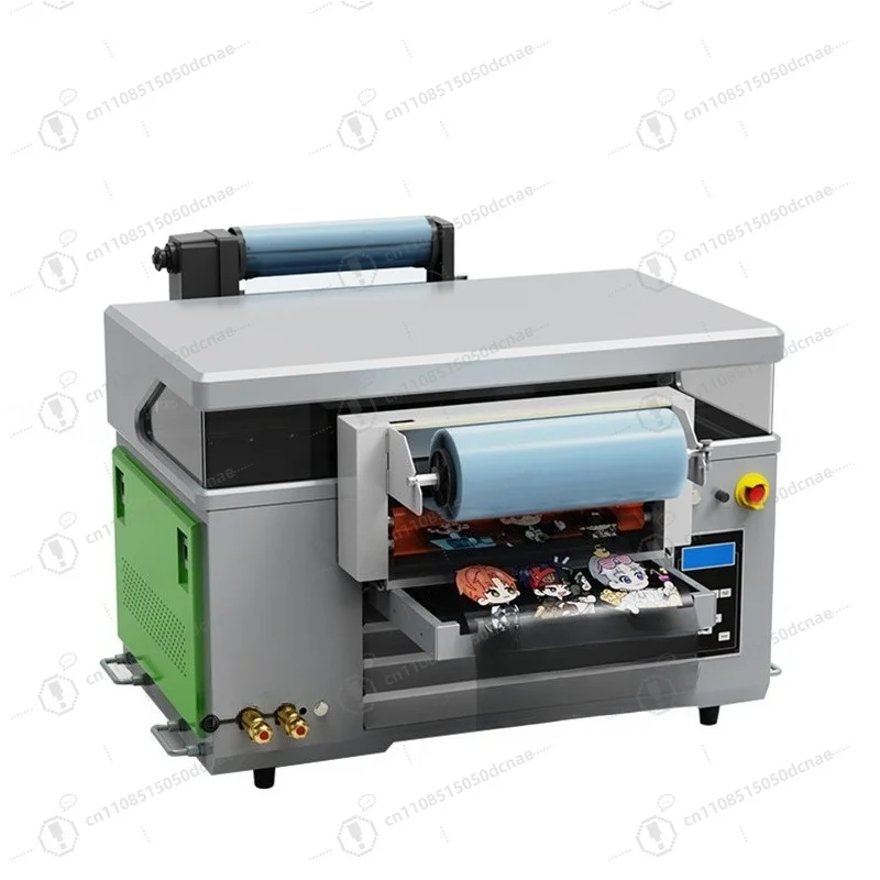 Mini Integrated Roll Flat Printing Machine Multi Function DTF Crystal Transfer Label Device For Shell Resin Material Printing