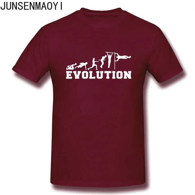 Evolution Calisthenics T-Shirt Vintage Funny Birthday Cotton Short Sleeves T Shirts Causal O-Neck Tops Summer Plus Size XS-3XL