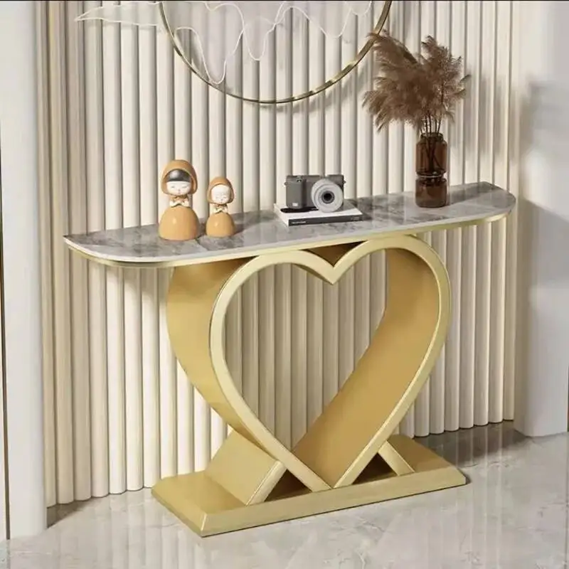 

Entrance Marble Design Table Console Luxury Glamour Aesthetic Console Table Simple Minimalist Tisch Wohnzimer Home Furniture
