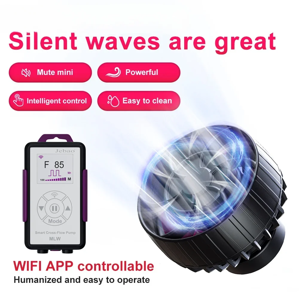 

2024 Wave Pump Aquarium Water Pump Filter 12V 24V 5W-30W Fish Tank Ultra Quiet Operation Pump Wave Maker