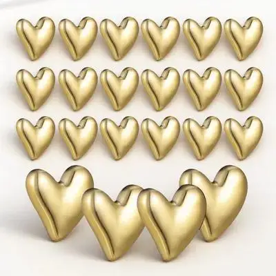 

22Pcs Heart Shaped Refrigerator Magnets Cute Fridge Decoration Magnetic Whiteboard Photo Holder Kitchen Magnet