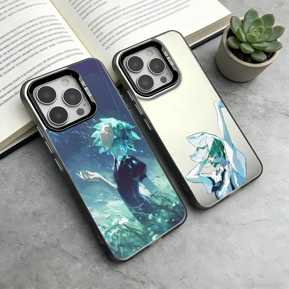 L-Land of the Lustrous-S  Phone Case For iPhone 17,16,15,14,13,12,11 Plus,Pro Max,XS,Colorful Silver Phone case Funda Cover Gift