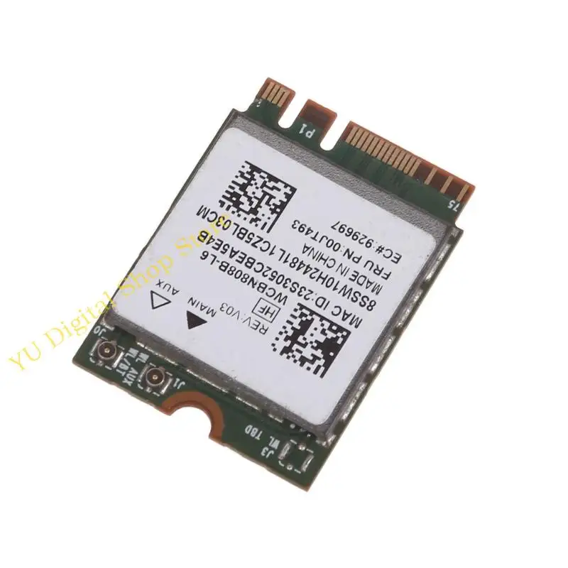 96BA 100Mbps WiFi Bluetooth互換4.0ワイヤレスPCI-EカードBCM94350Z 00JT493