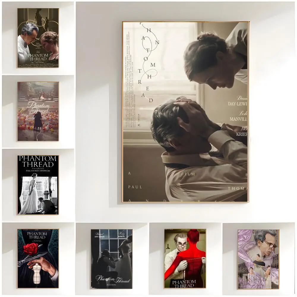 fashion drama p-phantom thread Poster Classic Wall Art  Home Decor  Peel and Stick Unframed