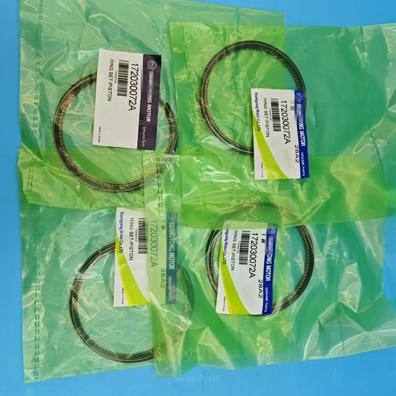 

4PCS Crank Mechanism Parts Piston Ring Kit Piston Ring Set for Ssangyong Actyon 172030072A
