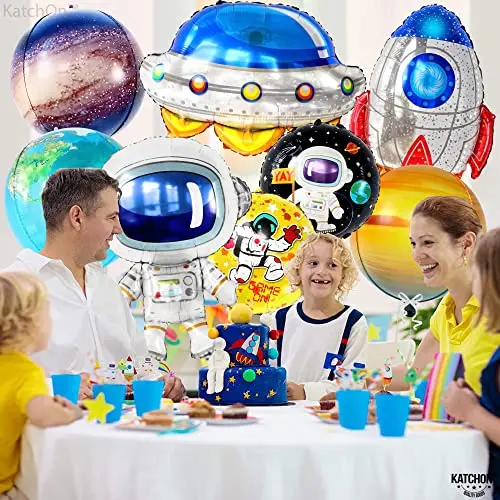 Große Astronauten-Luftballons, Weltraum-Thema, Party-Dekoration, aufblasbarer Astronaut für Babyparty, Kinder, alles Gute zum Geburtstag, Party-Dekoration – Detail 7