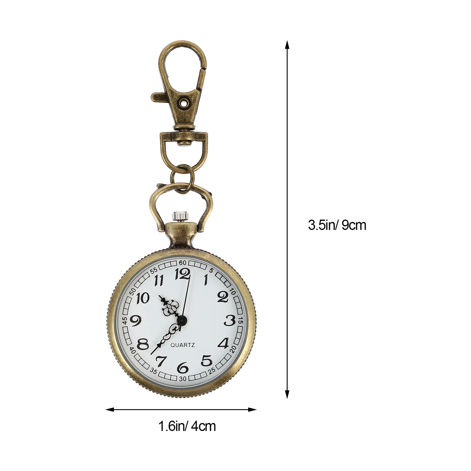 1 قطعة ساعة جيب التمريض أنيقة ممرضة فوب ساعة مريحة في الارتداء مثالية للأطباء والممرضات الاستخدام اليومي