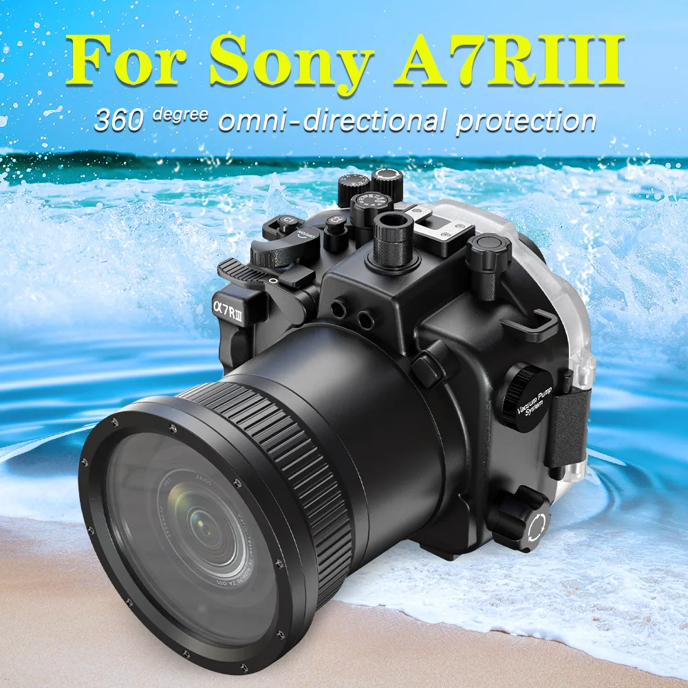 Seafrogs Underwater Camera Housing For Sony A9 /A7R3 A7RIII A7III / A7 II A7II A7M2 A7SII A7RII / A7 A7R A7S Diving Case