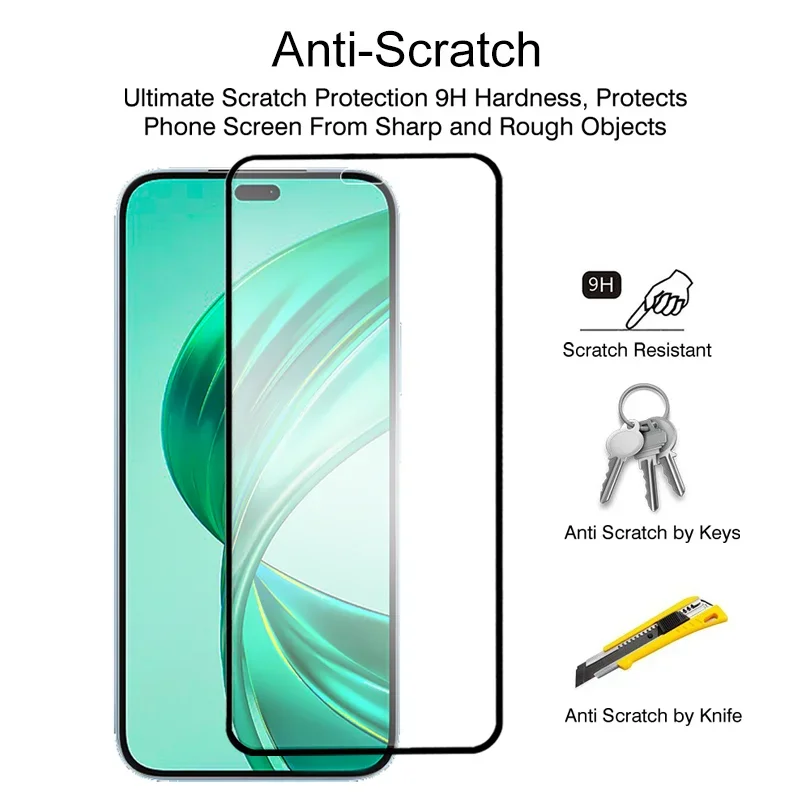 4 шт., защитная пленка для экрана с полным покрытием для Honor X8B X8A X9A X7A X7 X8 X7B, закаленное стекло для Honor 200 90 Lite 50 SE 20 Magic 7 Glass