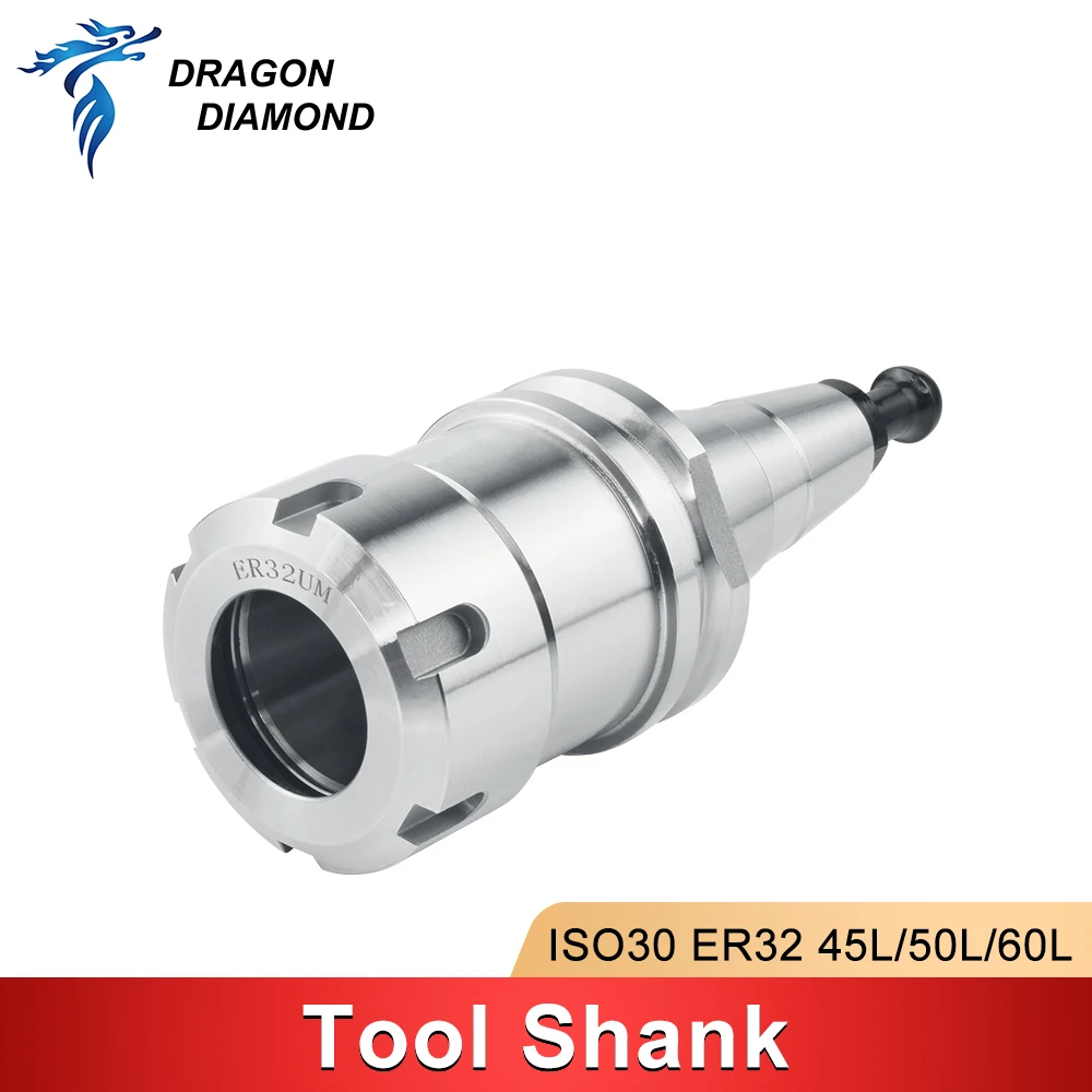 1pc ISO30 ER32 45L 50L 60L high precision balanced woodworing tool holder collet chuck anti rust for CNC lathe machine milling