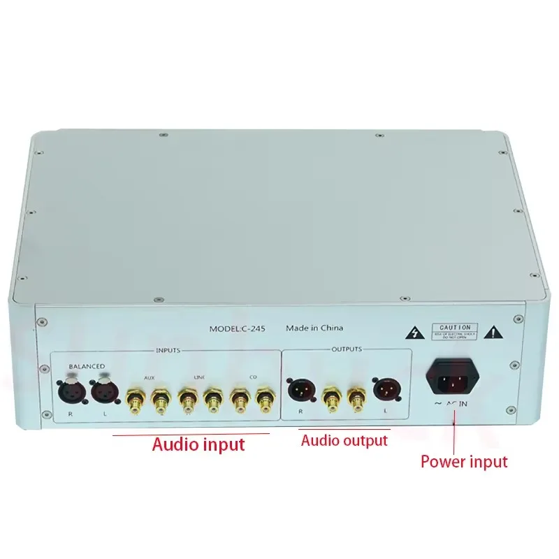 SUNBUCK C245 Balanced Preamp Full Split Stereo Symmetric Design XLR HiFi Preamplifier Amplifier Audio