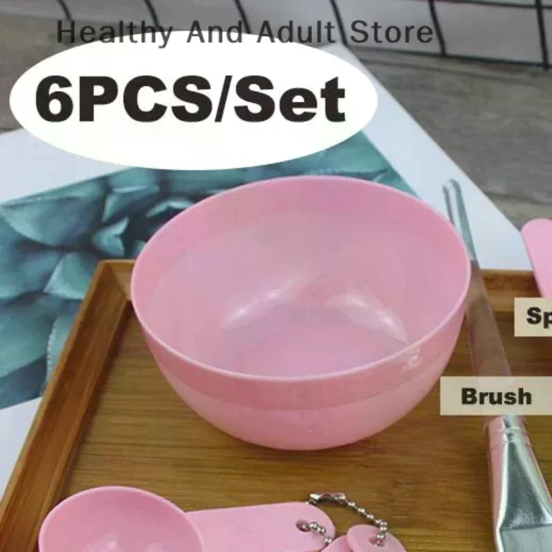 8 stks/set Gezichtsborstel Masker Kom Lepel Set Masker Borstel Bar DIY Beauty Tools Menggereedschap Huidverzorging Make-up Benodigdheden Vrouw Huidverzorging