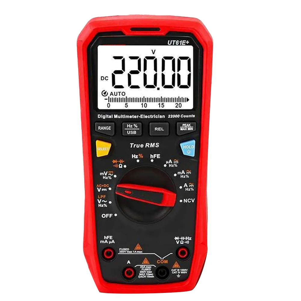 Easily Analyze Data with the Efficient Features of the UT61E+ USB Compatible Digital Multimeter for Professionals