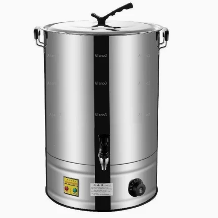 20L commercial stainless steel electric boiling bucket large capacity automatic boiling bucket with faucet