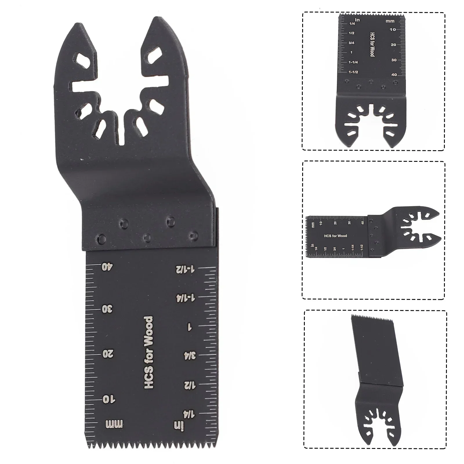 6 pezzi lama per sega vibrante 10mm 20mm 34mm acciaio ad alto tenore di carbonio oscillante multiutensile lame per sega taglio metallo morbido legno plastica