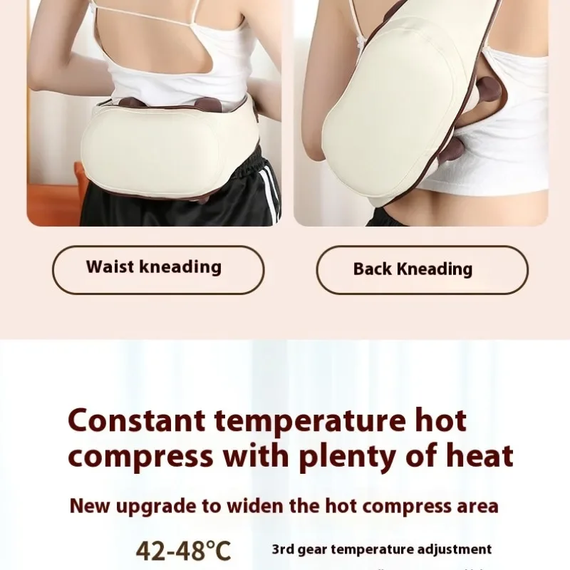 Neck Massager Dredge Kneading Hot Compress Electrical Neck Shoulder Body Massager Heated Kneading back Massage Machine Relieve
