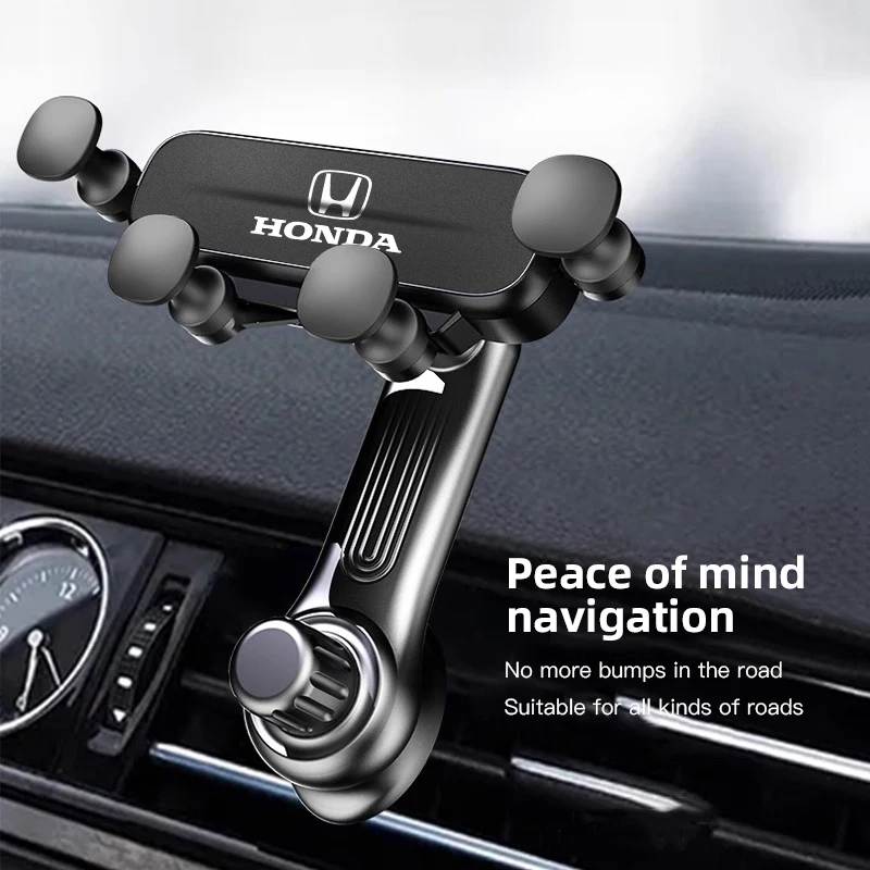 

Гравитационный автомобильный держатель для телефона, крепление для вентиляционного отверстия, держатель для сотового телефона для Honda Civic FIT Accord Prelude CRV 5th City CRZ CRX Jazz HRV Pilot
