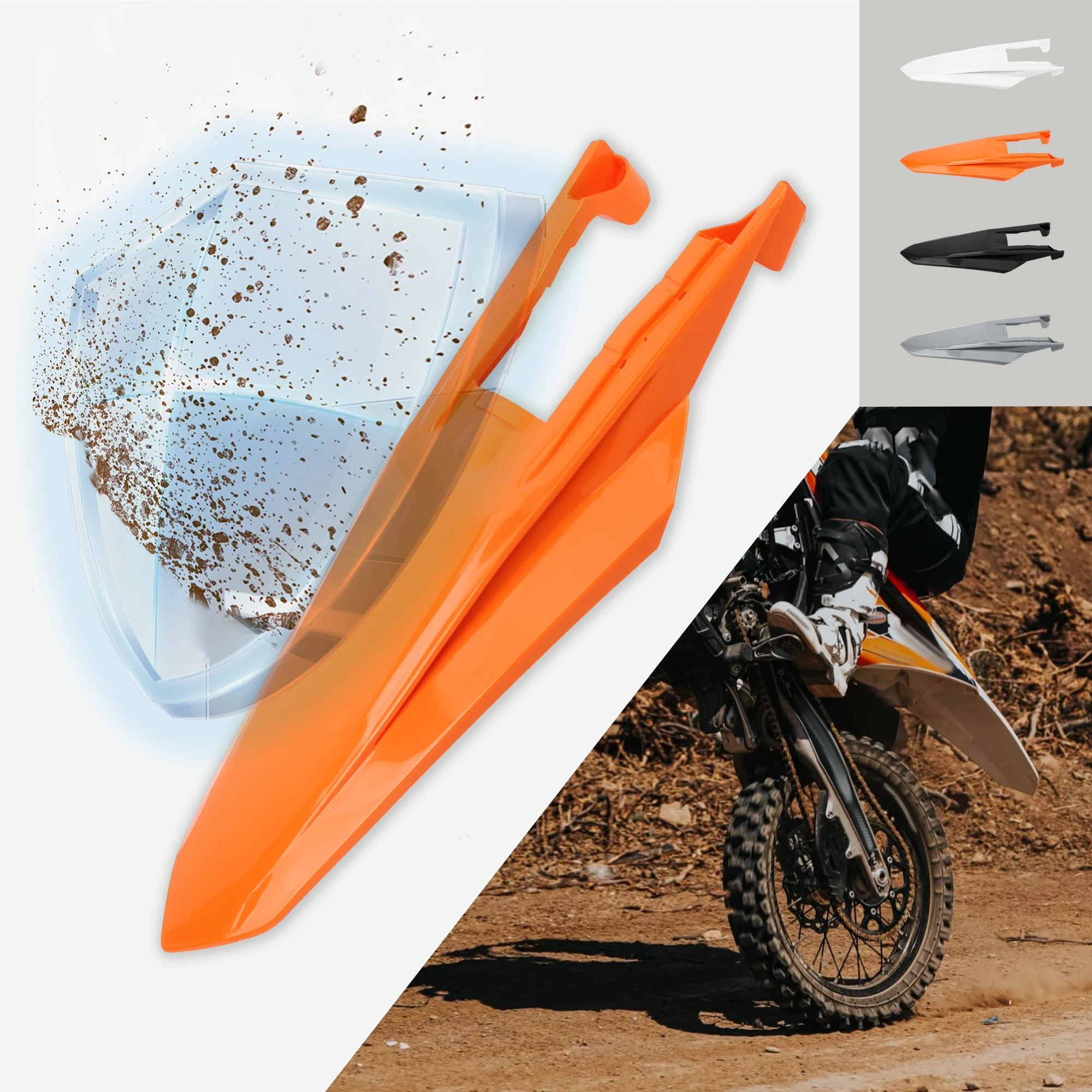 For KTM Motorcycle Rear Fender Mudguard Guard Cover SX SXF XC XCF 125 250 350 450 2023 2024 Dirt Bike Enduro Motocross Parts - Detail 1