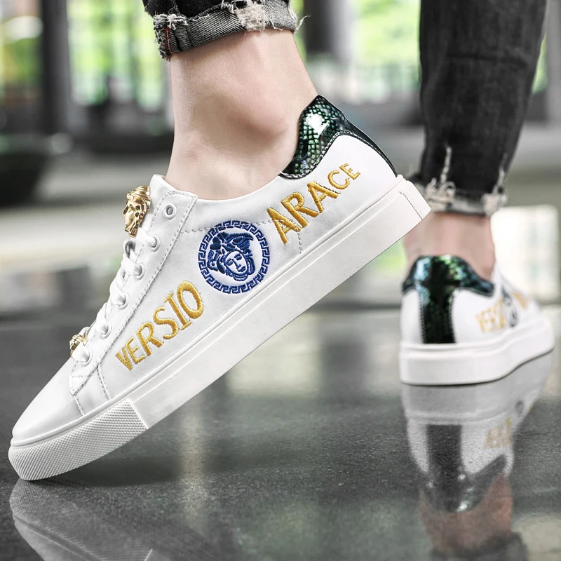 

2025 Men's New Autumn Breathable White Sneakers - Stylish Casual Loafers with Premium Feel