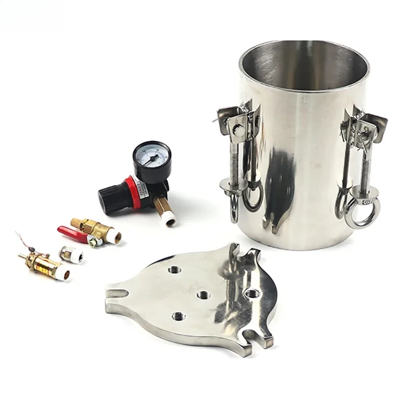 Mesin Dispenser Tekanan Baja Tahan Karat, Tangki Tekanan, Tabung Tekanan Baja Karbon, Tabung Penyimpanan Dispenser, 1L