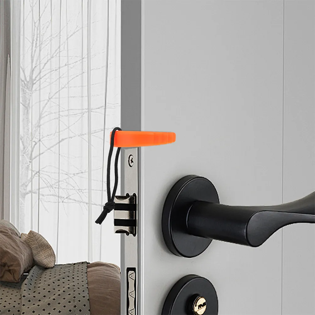 

2 шт. Защитный ограничитель для двери от защемления пальцев, пластиковый клин для предотвращения ударов и экстренного использования