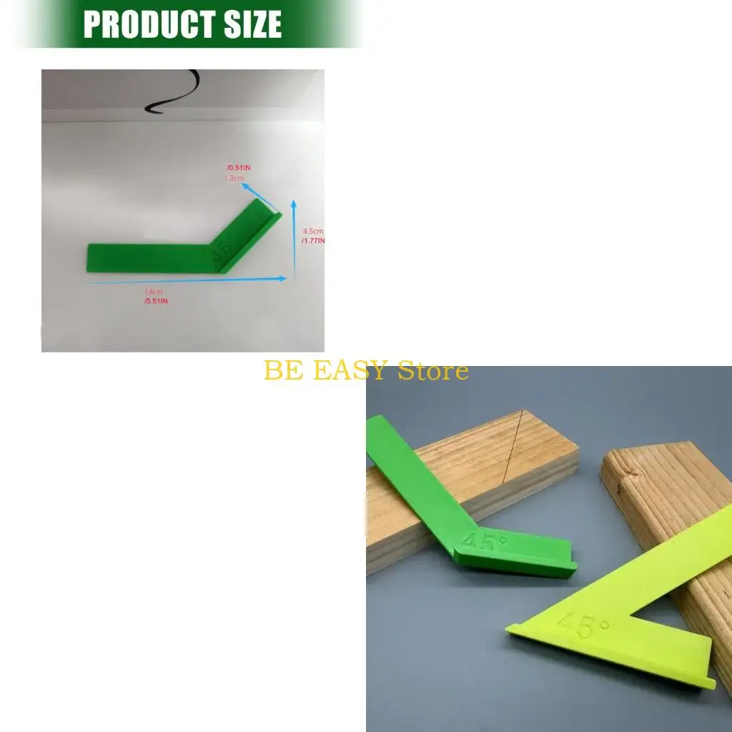 E28F Multipurpose Plastic Finder Tool For Construction Home Improvement Safe And Efficient Measuring Without Sharpened Edges