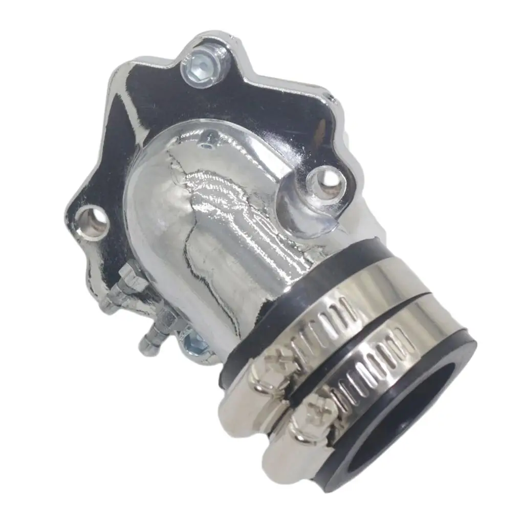 

Racing Alloy Intake Manifold Reed Valve Silver Carburetor Replacement for Yamaha Jog 50 Minarelli Motorcycle